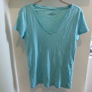Vineyard Vines Light Blue Women's V-Neck Top
